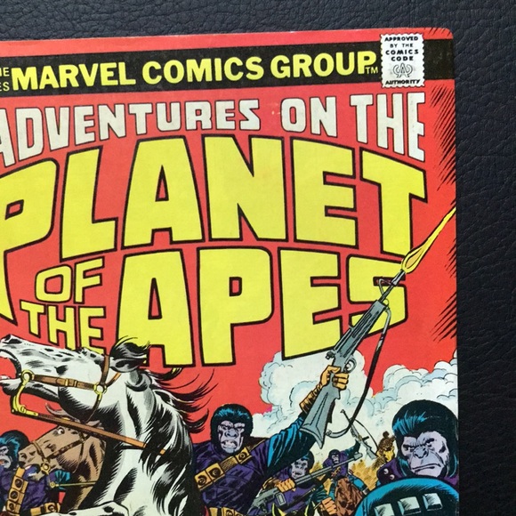 Vintage Marvel Comics Planet of the Apes comic book #1 1st Issue - Picture 3 of 7